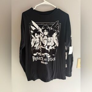 Ripple Junction Attack On Titians Anime Manga Long Sleeve T Shirt Unisex SZ M
